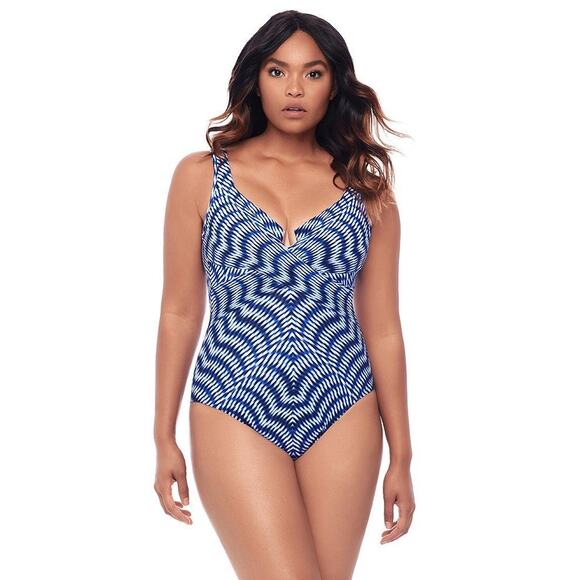 Miraclesuit Other - NWT! Miraclesuit Hypnotique Crisscross One-Piece Swimsuit - Size 16